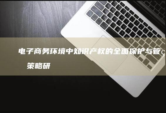 电子商务环境中知识产权的全面保护与管理策略研究